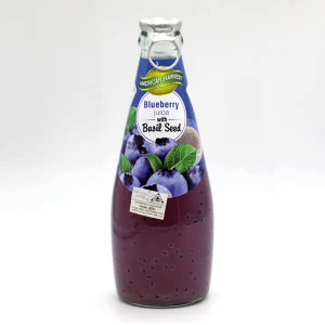 American Harvest Basil Seed Blueberry Juice 290ml